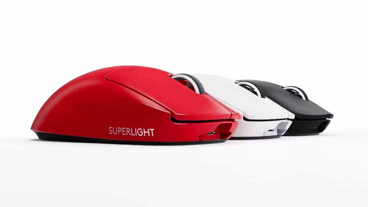 Logicool gprox SUPERLIGHT レッド-