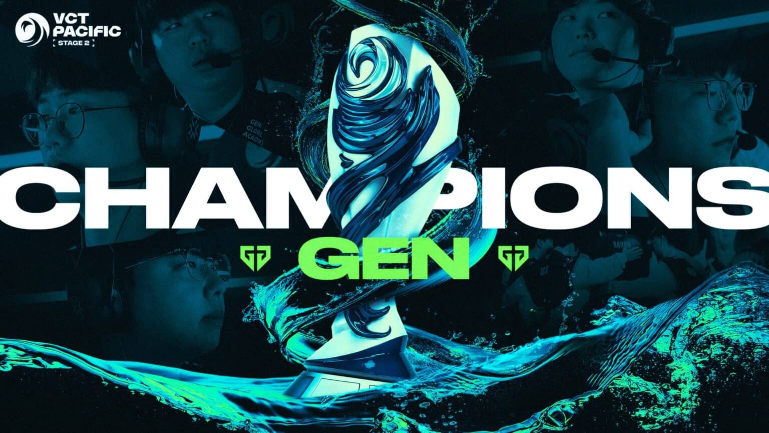 「VCT 2024 Pacific Stage 2」Gen.GがDRXを31で下し優勝、Pacifc 2024シーズン王者に輝く