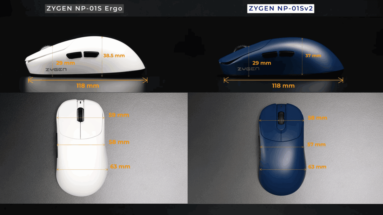 マウス・トラックボール vaxee NP-01S Ergo ZYGEN NP-01S Ergo Wireless (4K)_Wireless