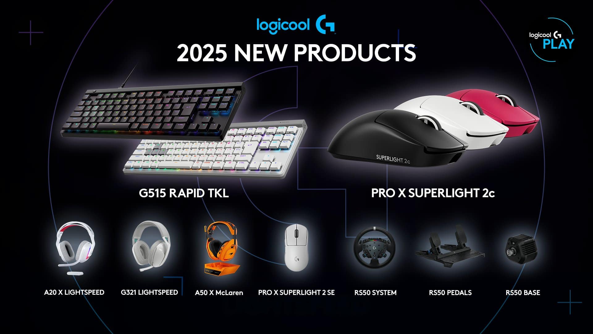 ロジクールG、新製品10モデルを発表 ─ 51gの小型マウス「PRO X
