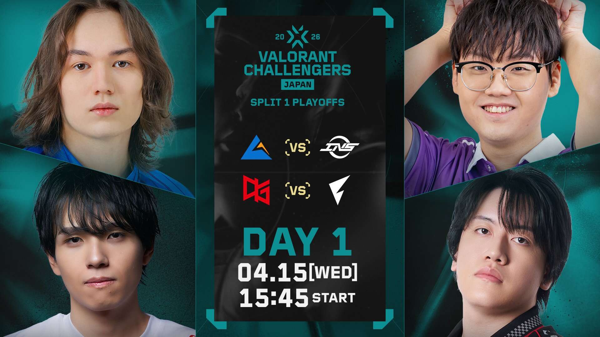 VCJ 2026 Split 1 Playoffs」CREST GAMINZ ZstがINSOMNIA、FENNELがQT