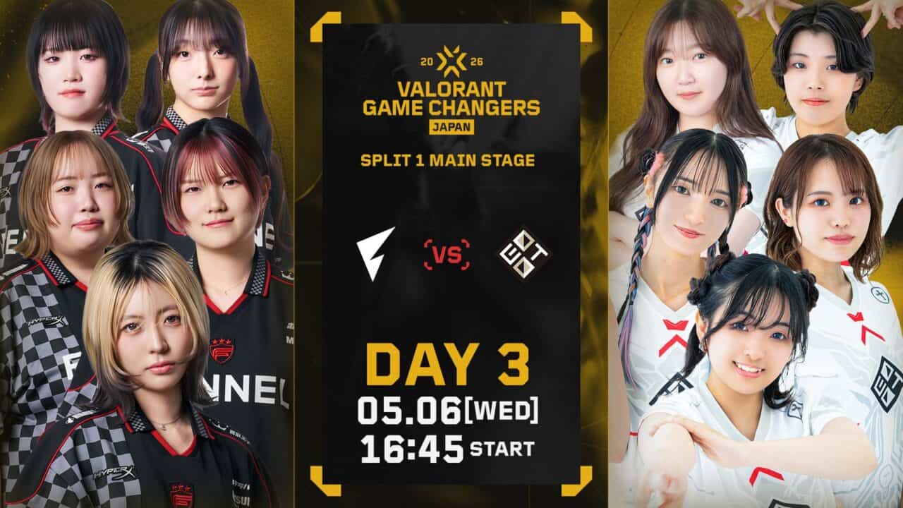 VALORANT Game Changers Japan 2026 Split 1」FENNEL HOTELAVAが1