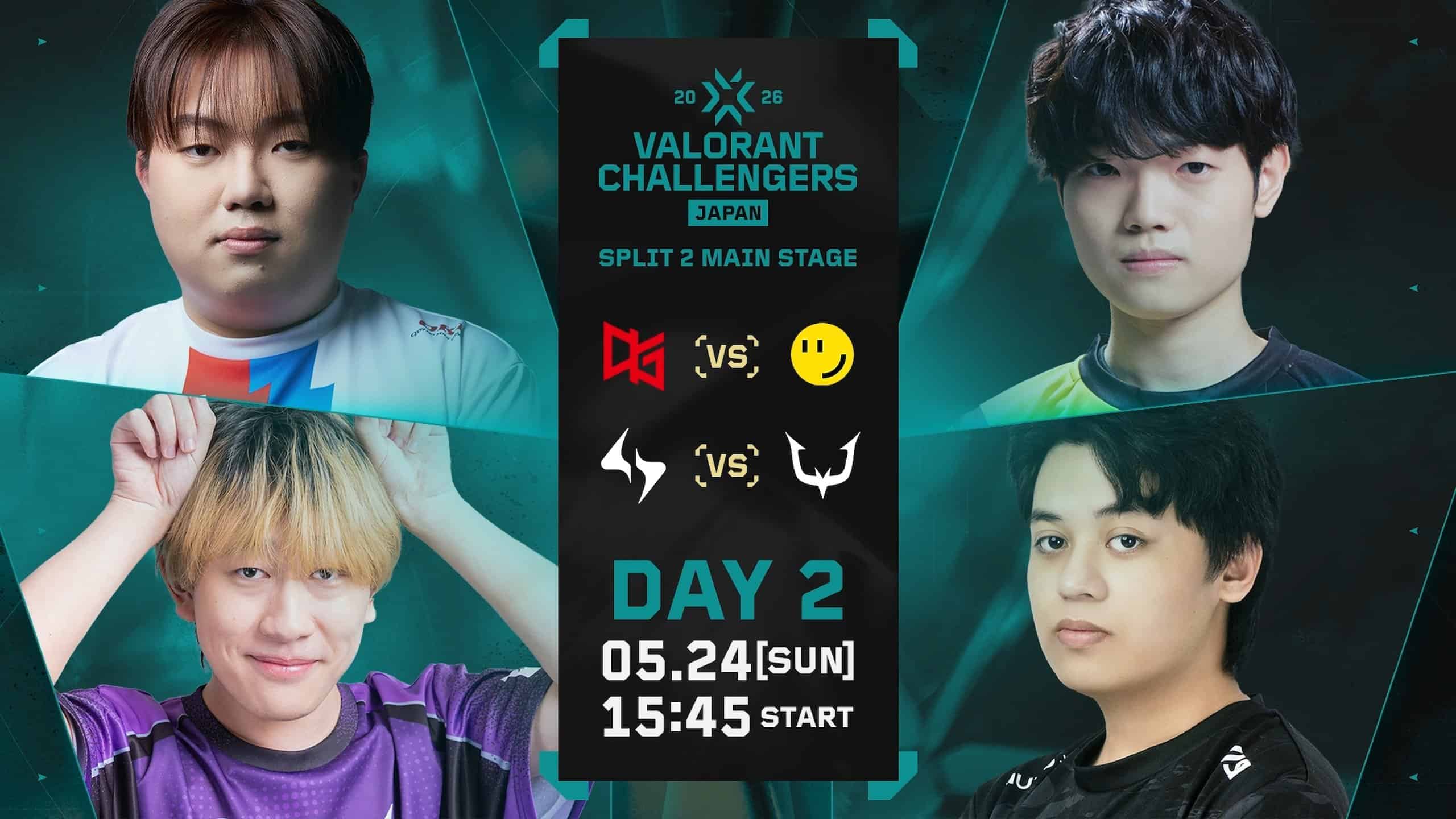 みぃぃぃた② VCJ 2026 Split 2 Main Stage」Day2 – QT DIG∞がRIDDLEに、REJECTが