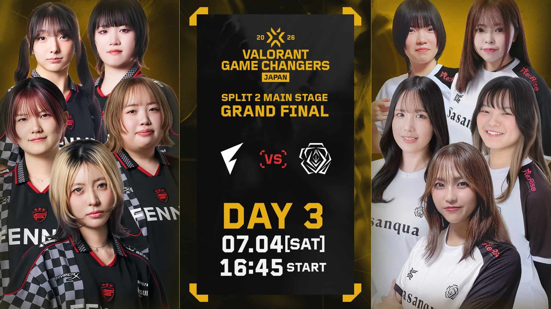VALORANT Game Changers Japan 2026 Split 2」FENNEL HOTELAVAが