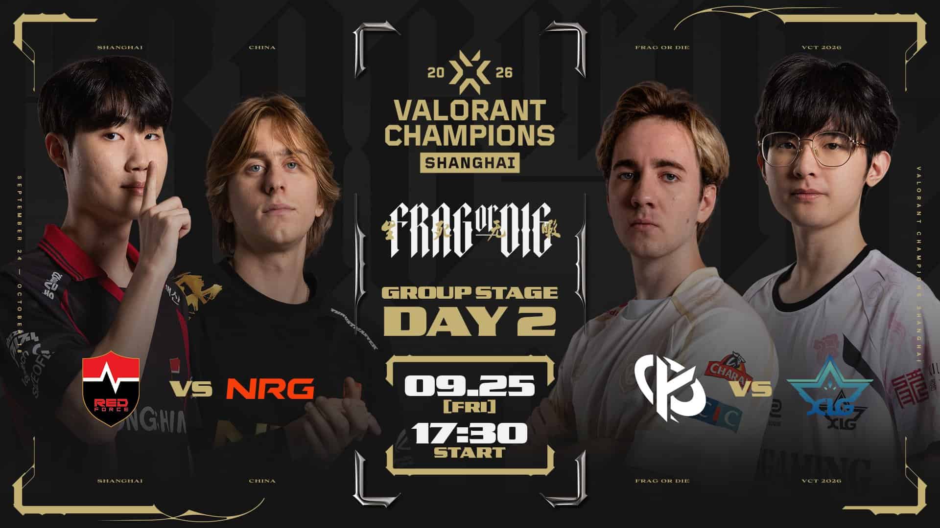 「VALORANT Champions 2026」グループステージ Day2 – NRGがNS RedForce、Karmine CorpがXi Lai Gamingに勝利
